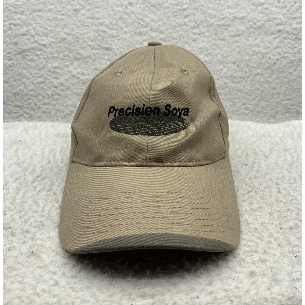 Precision Soya Baseball Hat Adults OSFM Hook‎ Loop Produce Distribution Farming
